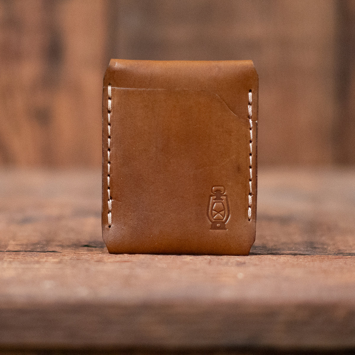 Lee Money Clip Wallet 2 in walnut by Dark Forest