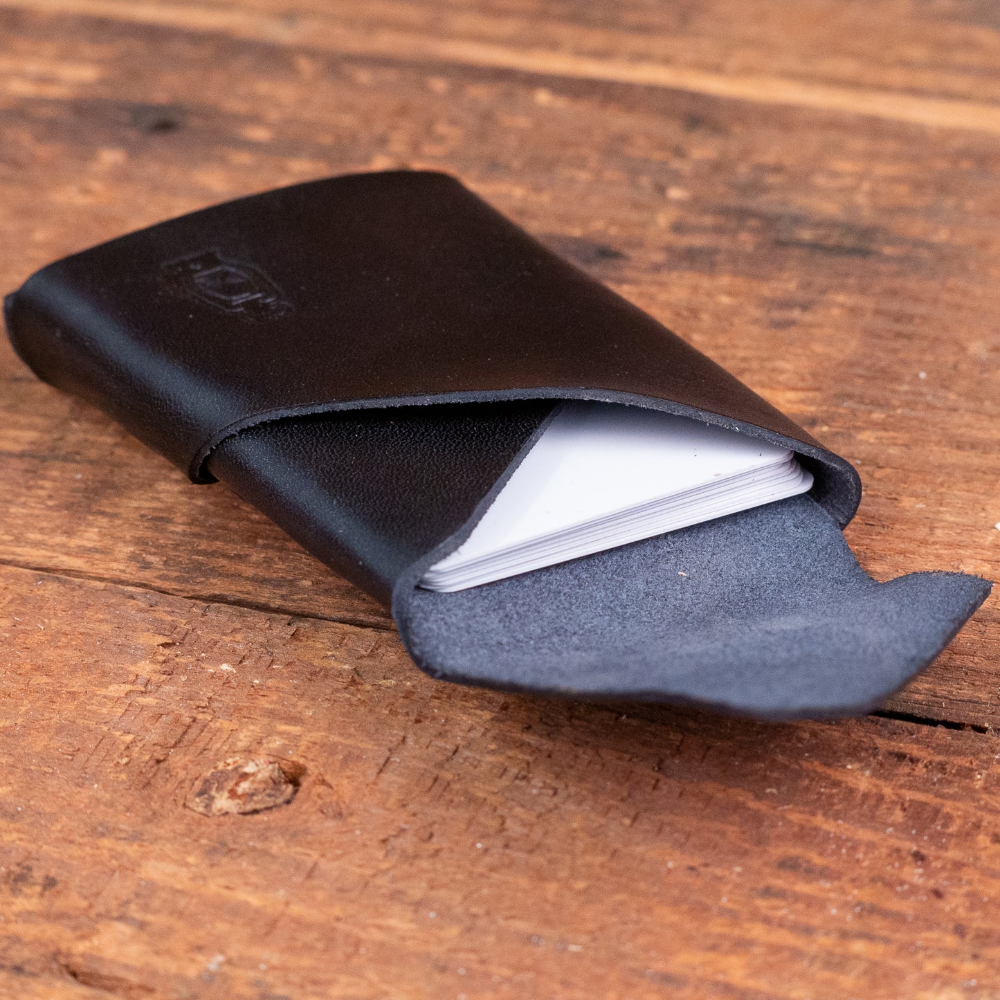 Edwin stitch-less Wallet detail 3 by Dark Forest