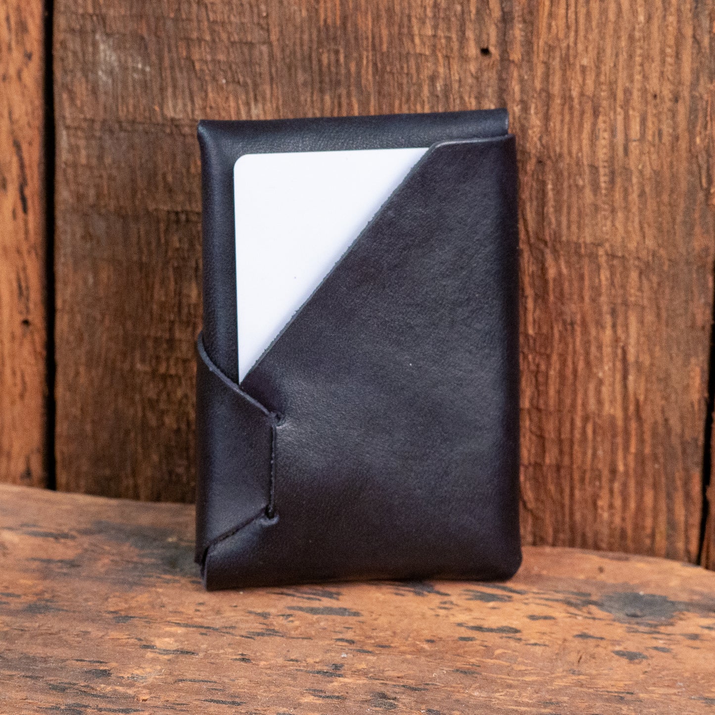 Edwin stitch-less Wallet detail 1 by Dark Forest