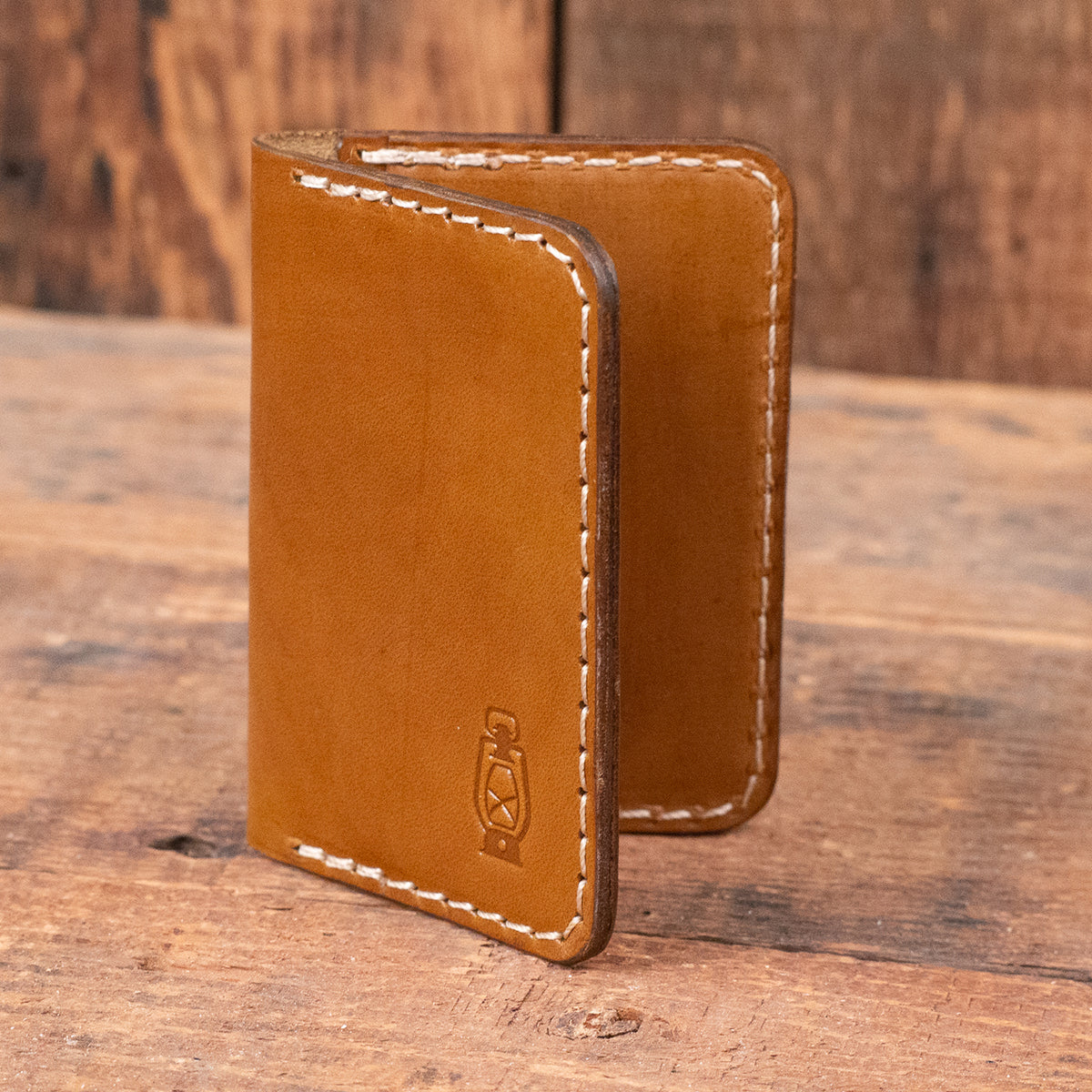 Rangeland Mini Wallet in walnut by Dark Forest