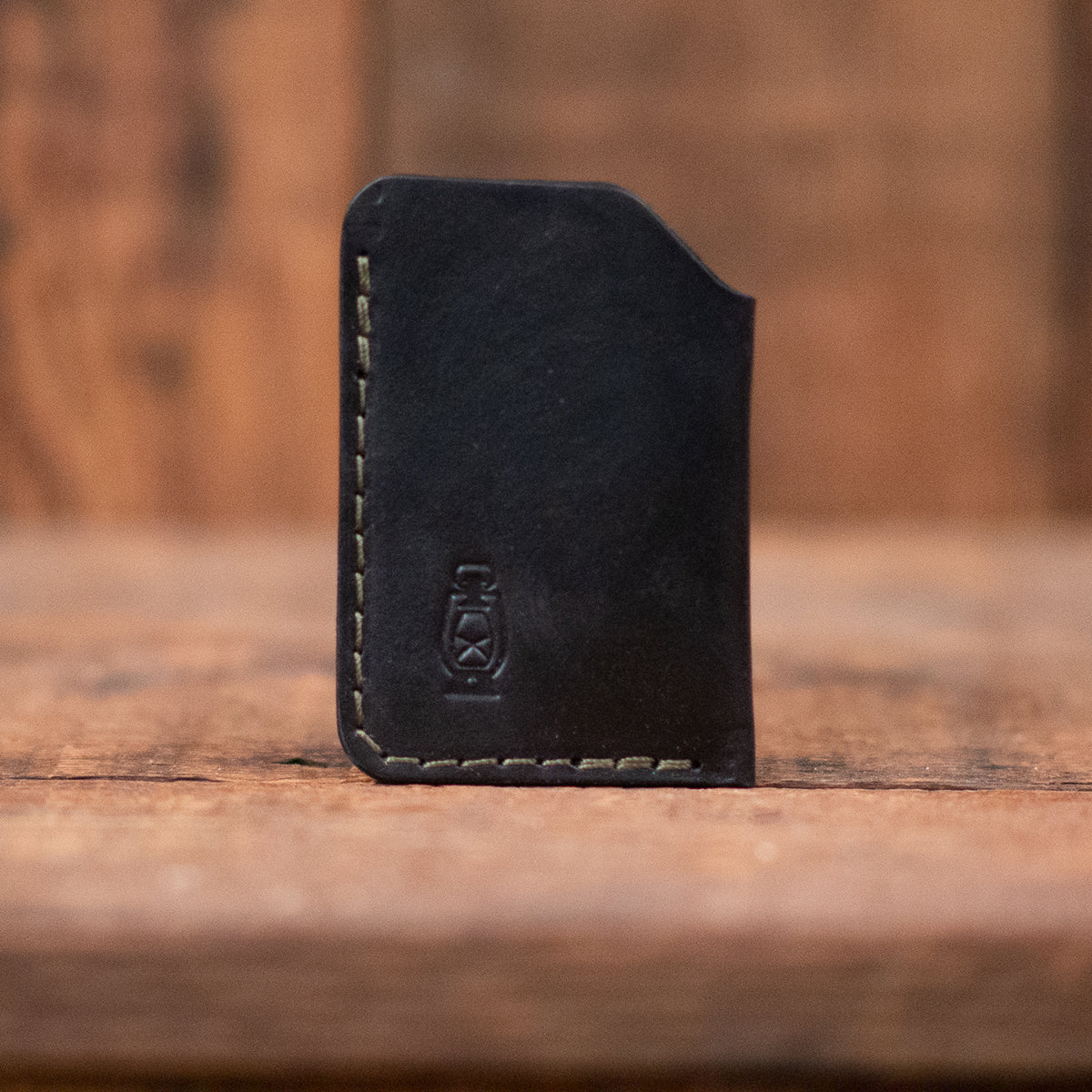 Rustler Mini card wallet in black by Dark Forest
