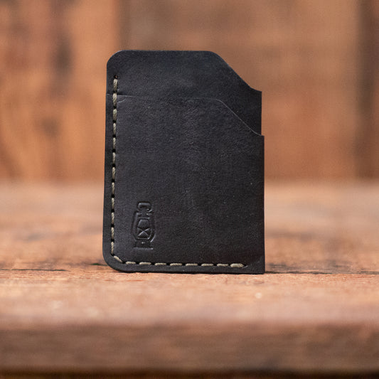 Rustler Card wallet in black by Dark Forest