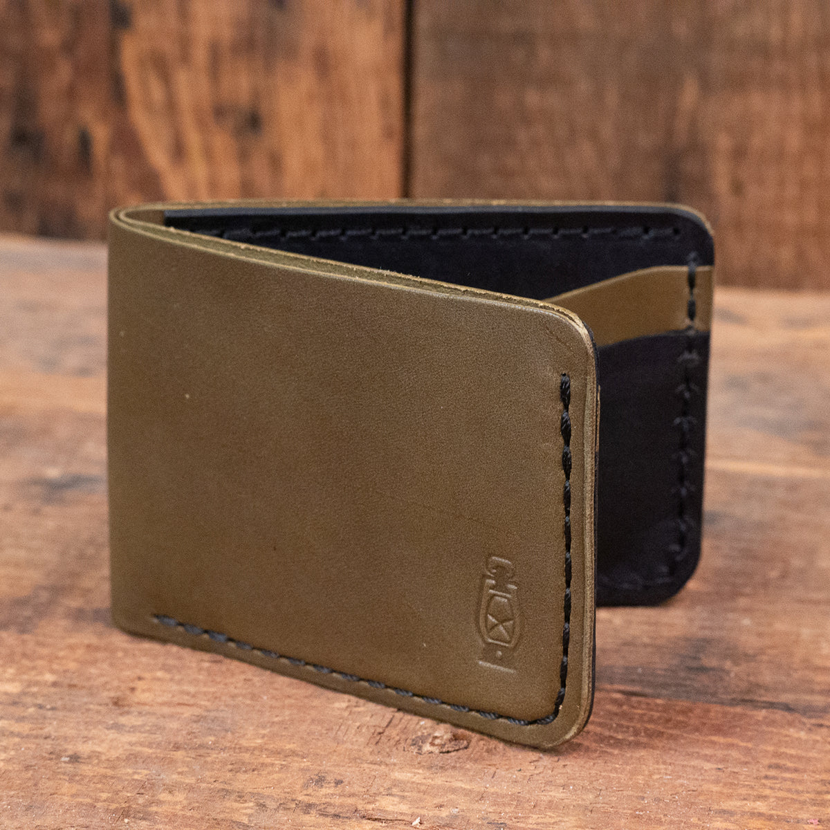 Two-Tone Wrangler in Black/Olive by Dark Forest