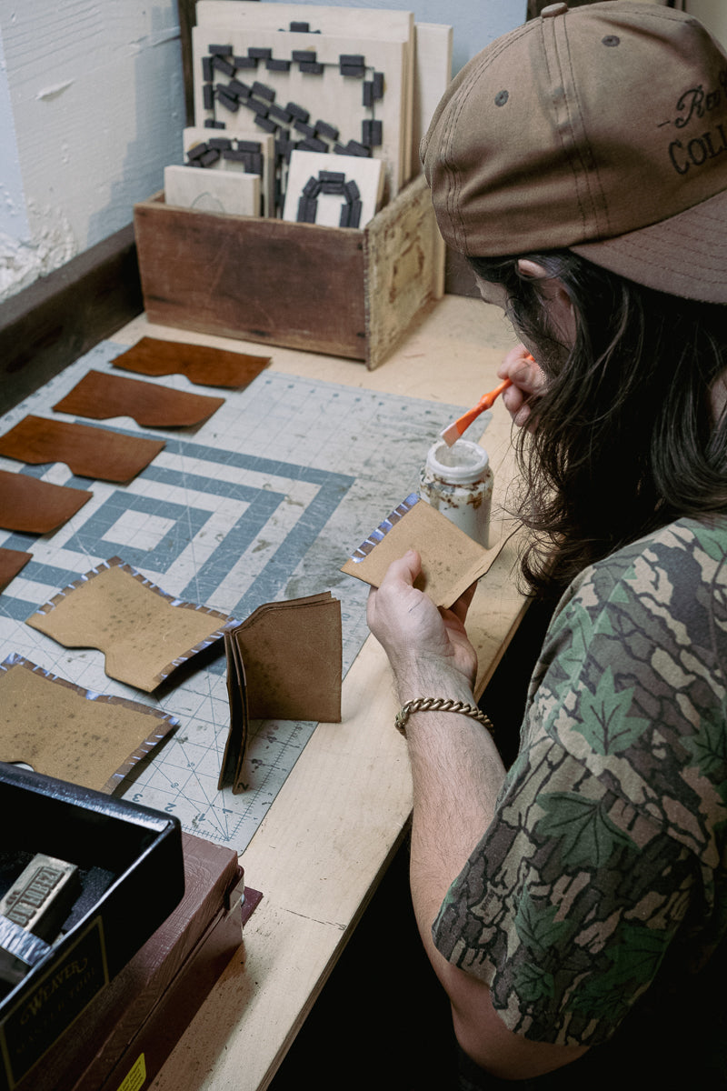 How a Leather Wallet Is Made at Dark Forest