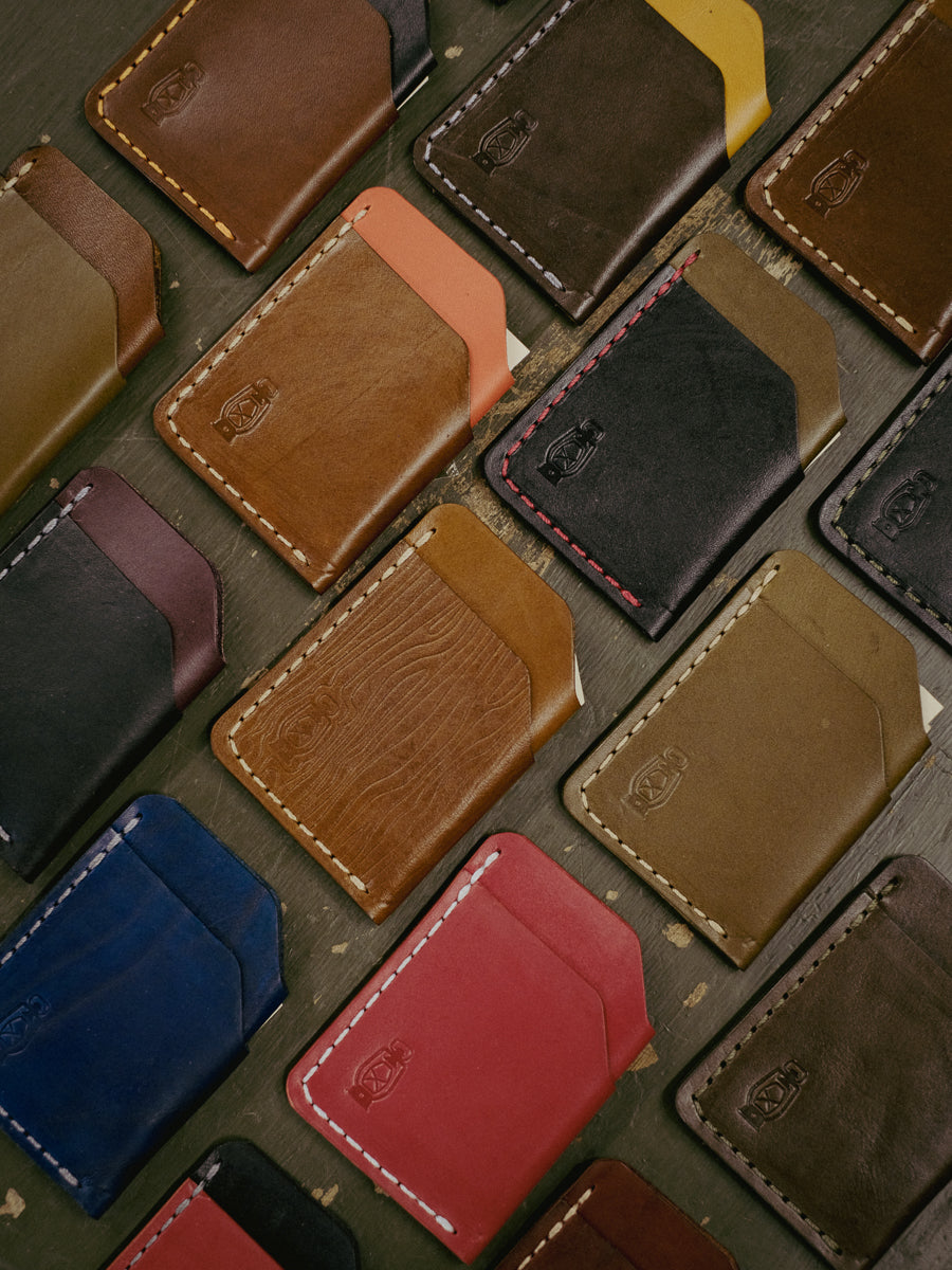 The Rustler: A Minimalist Leather Wallet Made for the Front Pocket