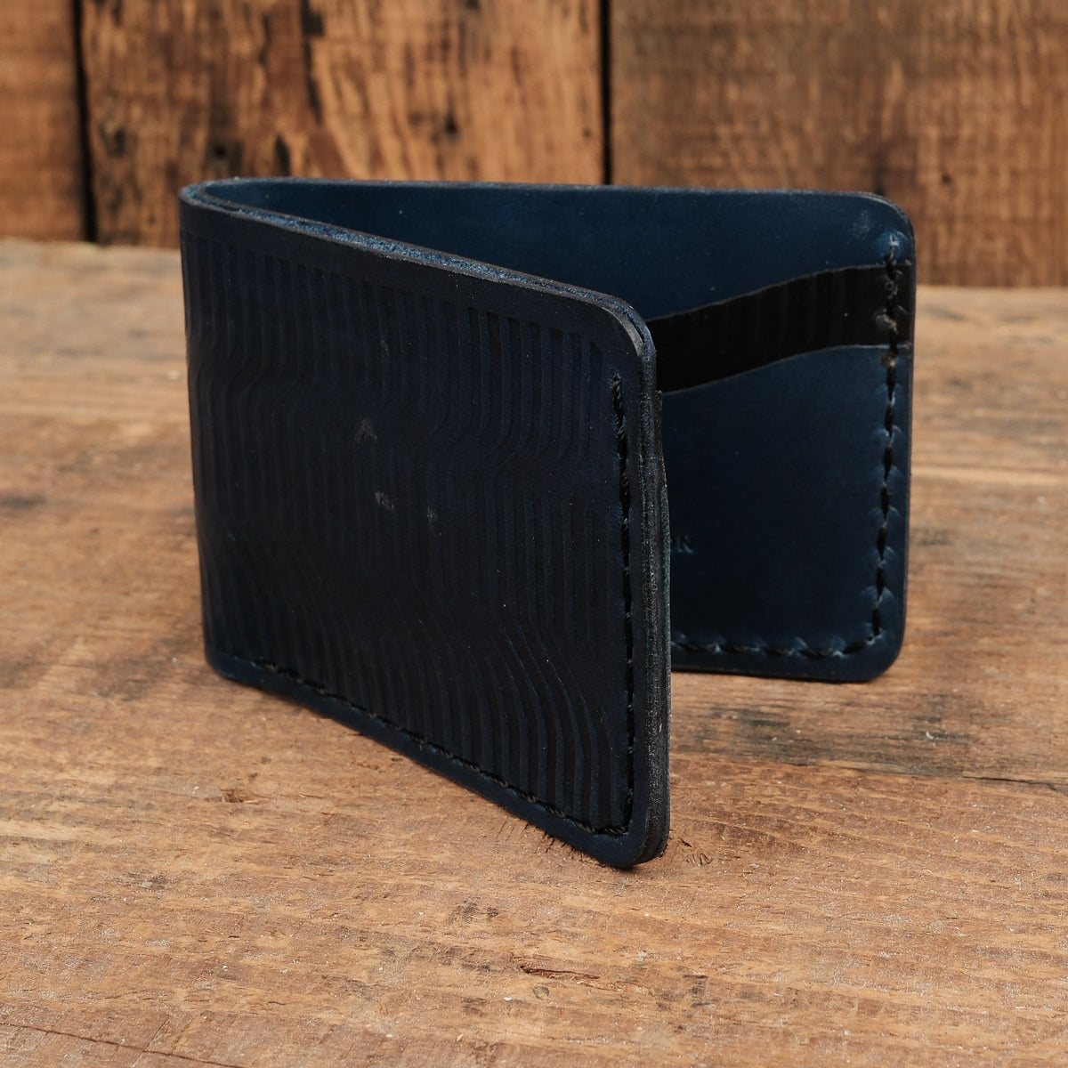 Shop limited edition leather wallets handmade in Portland, Oregon