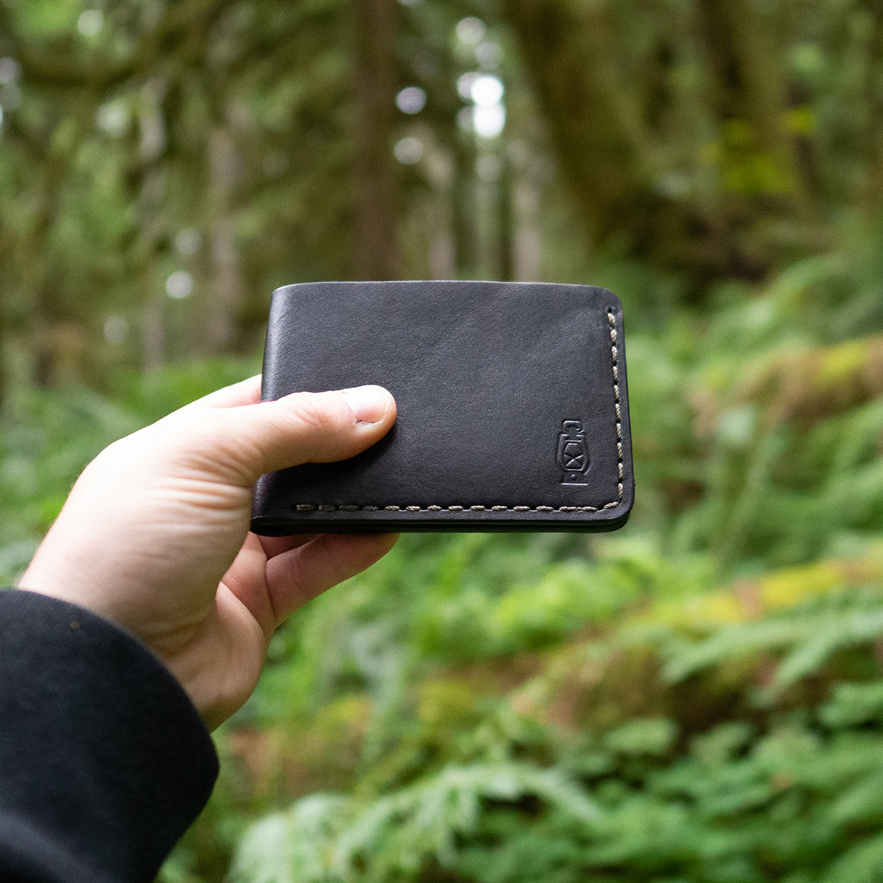 Handcrafted Leather bifold wallet made in usa