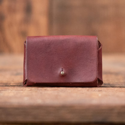 Pioneer card holder in mahogany by Dark Forest