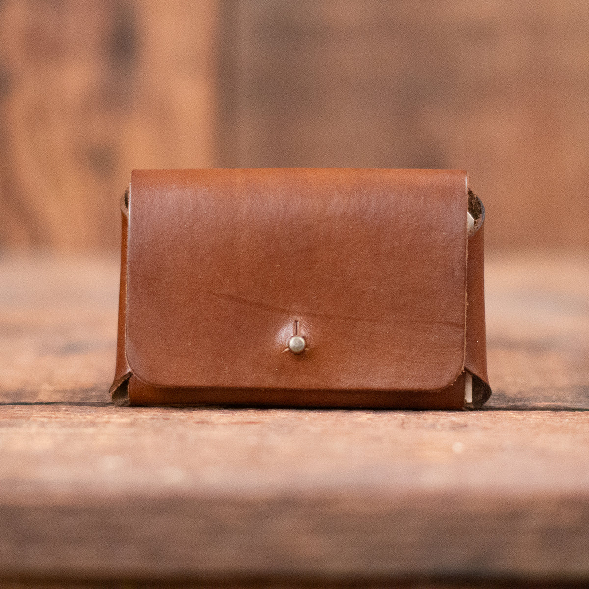 Pioneer card holder in walnut by Dark Forest