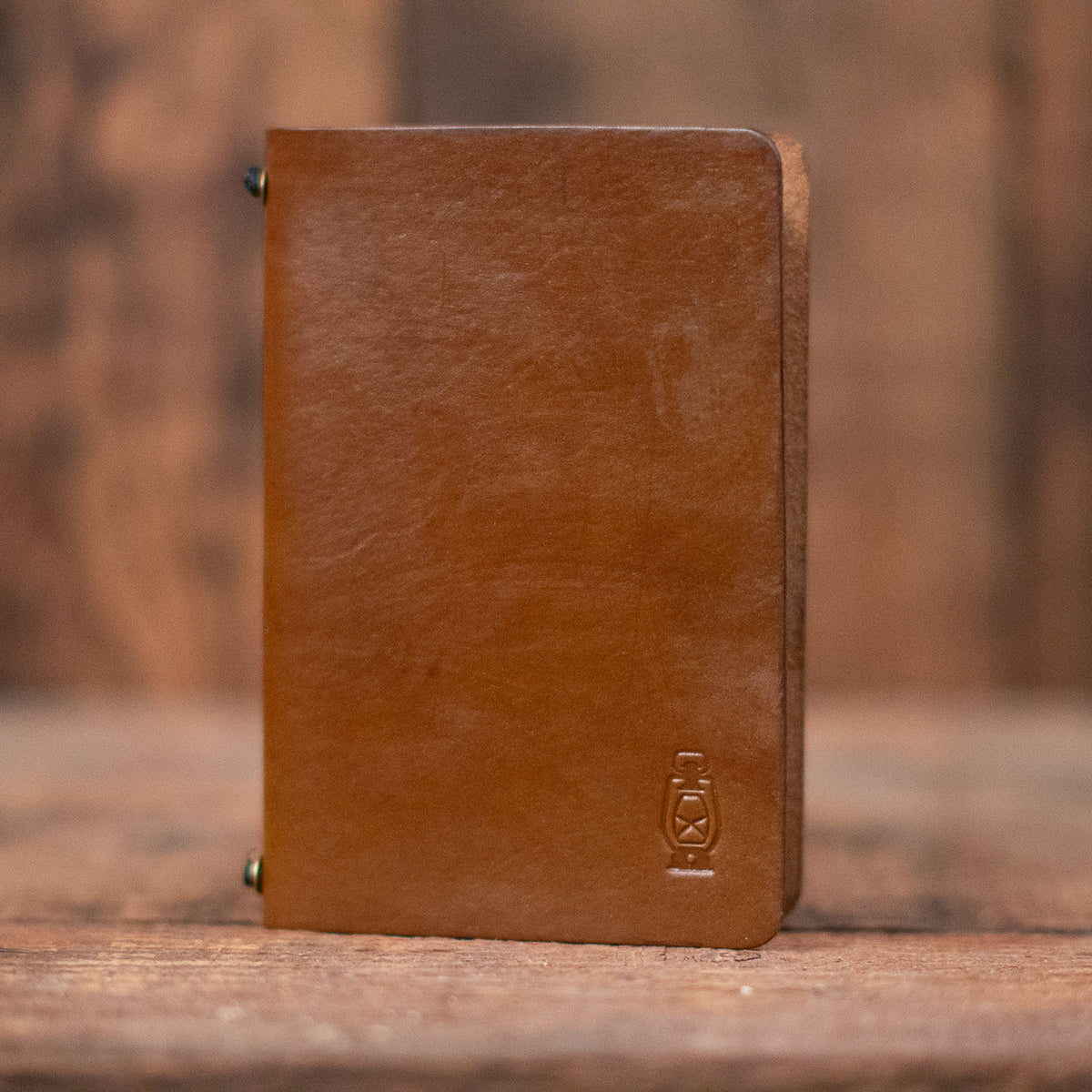 Edwin stitch-less Wallet in walnut by Dark Forest